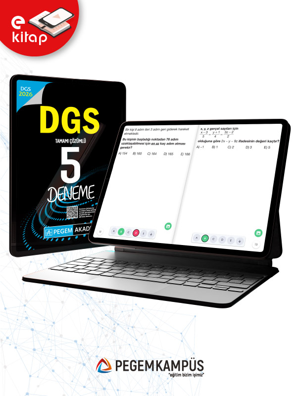 2026 DGS Tamamı Çözümlü 5 E-Deneme