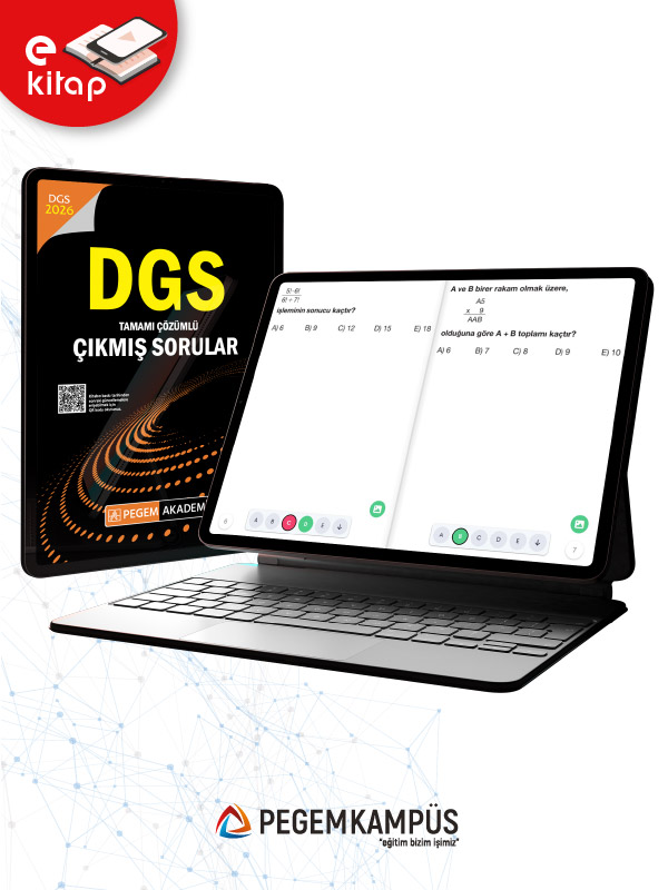 2026 DGS Tamamı Çözümlü Çıkmış Sorular (e-kitap) 2026 DGS Tamamı Çözümlü Çıkmış Sorular (e-kitap)