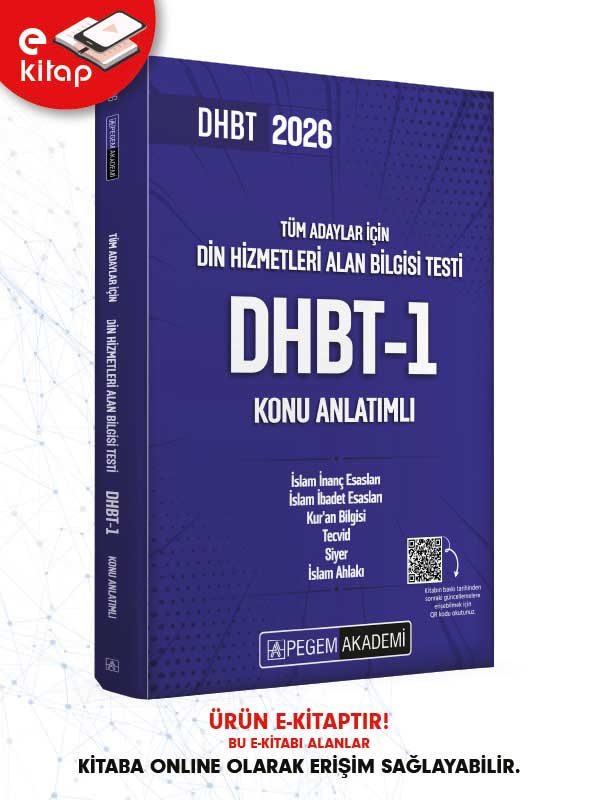 2026 Din Hizmetleri Alan Bilgisi Testi DHBT-1 Konu Anlatımlı E-Kitap 2026 Din Hizmetleri Alan Bilgisi Testi DHBT-1 Konu Anlatımlı E-Kitap
