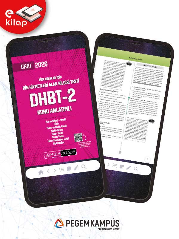 2026 Din Hizmetleri Alan Bilgisi Testi DHBT-2 Konu Anlatımlı E-Kitap 2026 Din Hizmetleri Alan Bilgisi Testi DHBT-2 Konu Anlatımlı E-Kitap