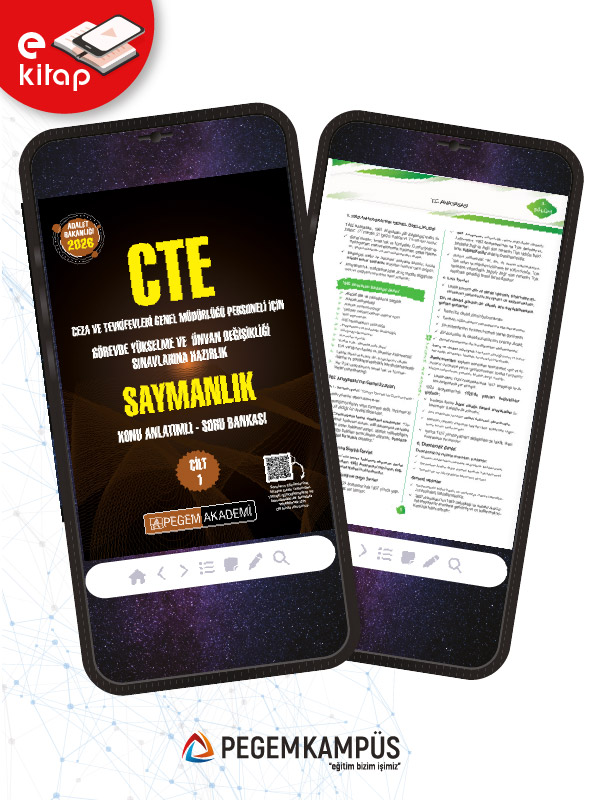 2026 CTE Adalet Bakanlığı Ceza ve Tevkifevleri Genel Müdürlüğü Personeli İçin Görevde Yükselme ve Ünvan Değişikliği Sınavlarına Hazırlık Konu Anlatımlı Soru Bankası Saymanlık (Cilt-1 ve Cilt-2) E-Kitap 2026 CTE Adalet Bakanlığı Ceza ve Tevkifevleri Genel Müdürlüğü Personeli İçin Görevde Yükselme ve Ünvan Değişikliği Sınavlarına Hazırlık Konu Anlatımlı Soru Bankası Saymanlık (Cilt-1 ve Cilt-2) E-Kitap