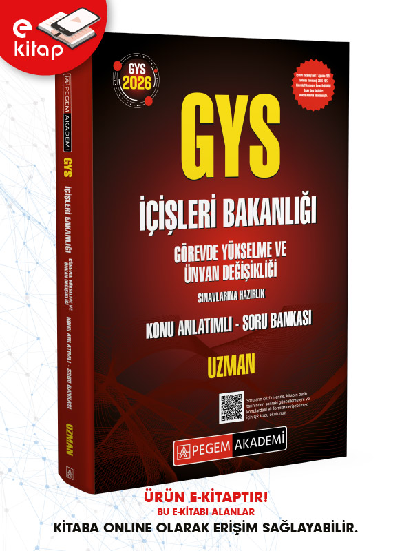 2026 GYS İçişleri Bakanlığı Görevde Yükselme Sınavlarına Hazırlık Konu Anlatımlı Soru Bankası UZMAN E-Kitap 2026 GYS İçişleri Bakanlığı Görevde Yükselme Sınavlarına Hazırlık Konu Anlatımlı Soru Bankası UZMAN E-Kitap