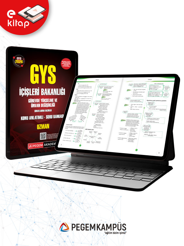 2026 GYS İçişleri Bakanlığı Görevde Yükselme Sınavlarına Hazırlık Konu Anlatımlı Soru Bankası UZMAN E-Kitap