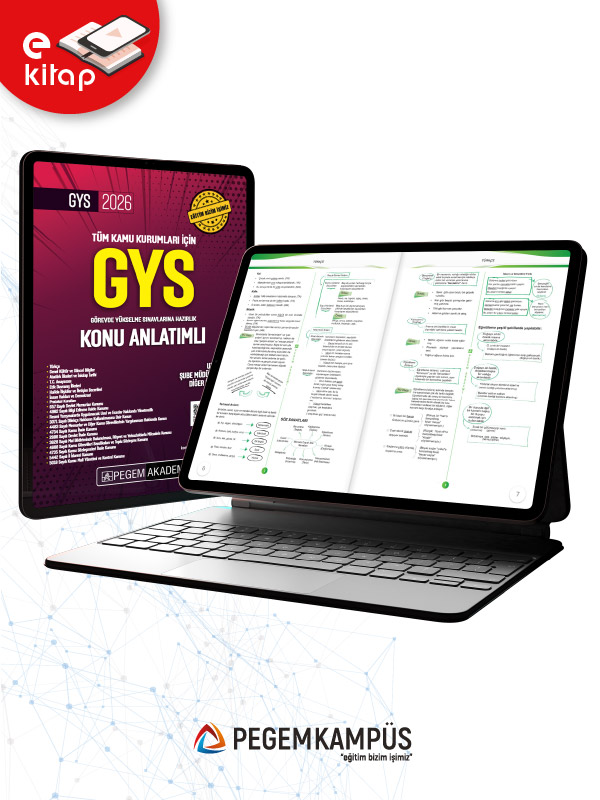 2026 GYS Tüm Kamu Kurumları İçin Görevde Yükselme Sınavlarına Hazırlık Konu Anlatımlı E-Kitap