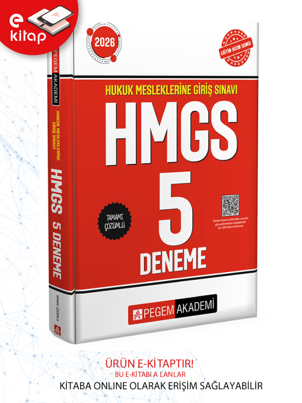 2026 Hukuk Mesleklerine Giriş Sınavı Tamamı Çözümlü 5 Deneme E-Kitap 2026 Hukuk Mesleklerine Giriş Sınavı Tamamı Çözümlü 5 Deneme E-Kitap