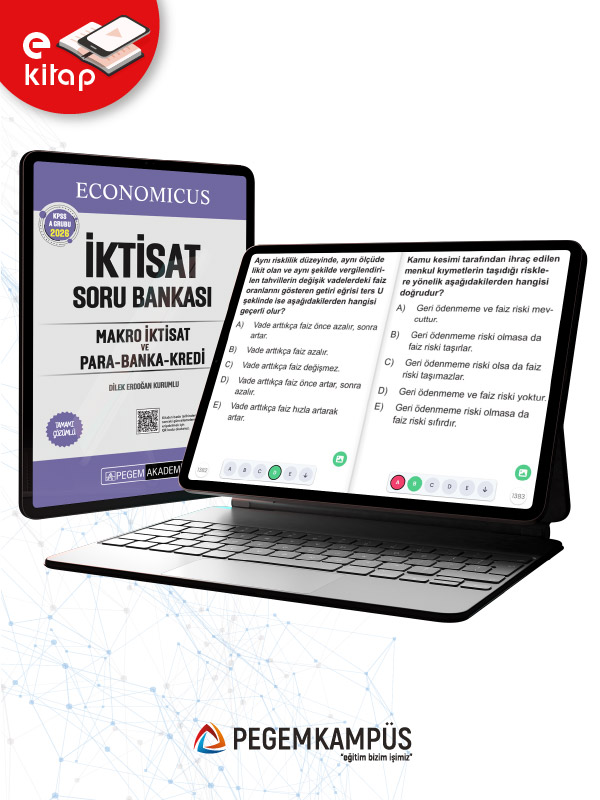 2026 KPSS A Grubu Economicus Makro İktisat ve Para-Banka-Kredi (Cilt 2) Tamamı Çözümlü E-Soru Bankası 2026 KPSS A Grubu Economicus Makro İktisat ve Para-Banka-Kredi (Cilt 2) Tamamı Çözümlü E-Soru Bankası
