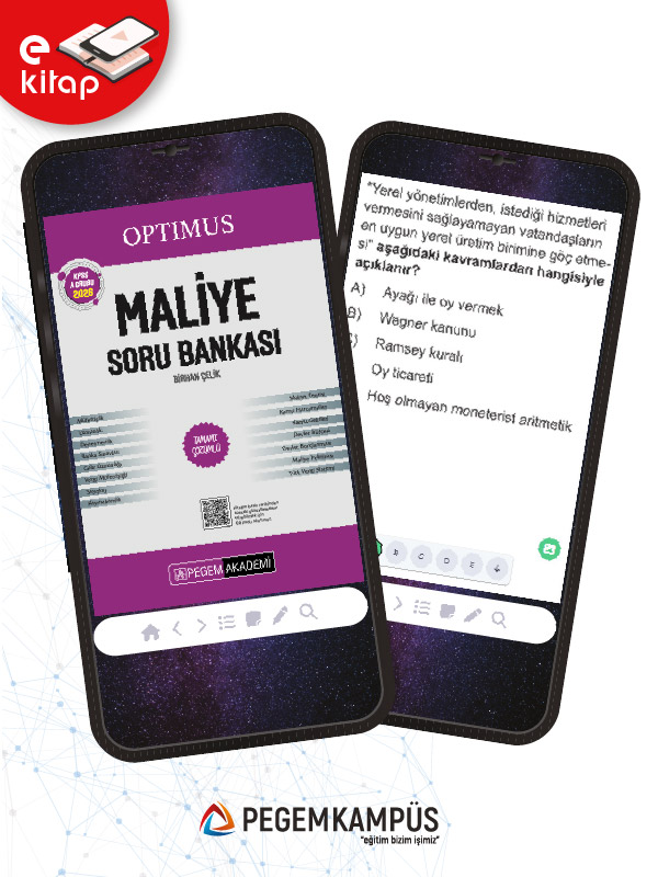 2026 KPSS A Grubu Optimus Maliye Tamamı Çözümlü E-Soru Bankası