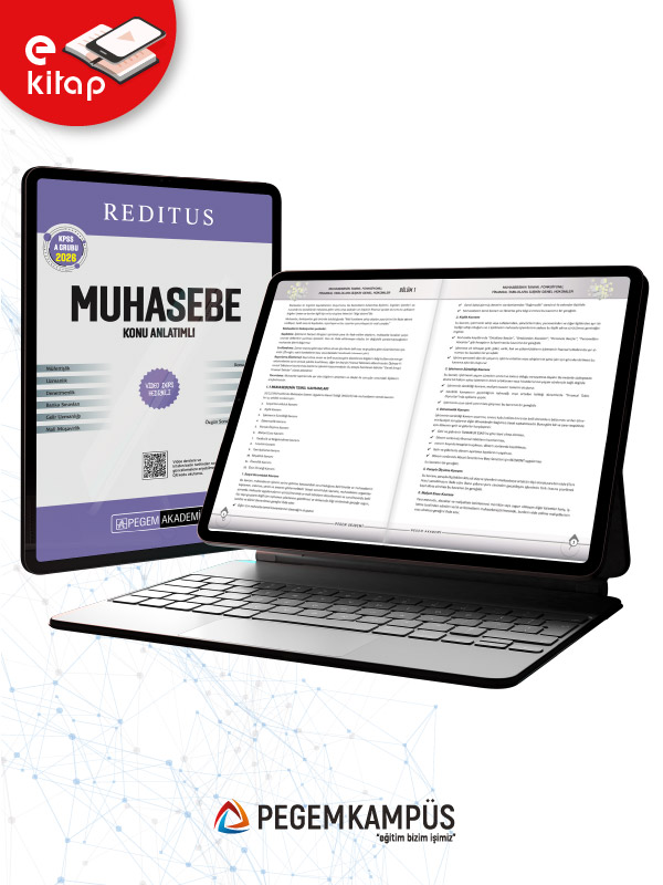 2026 KPSS A Grubu Reditus Muhasebe Konu Anlatımlı E-Kitap