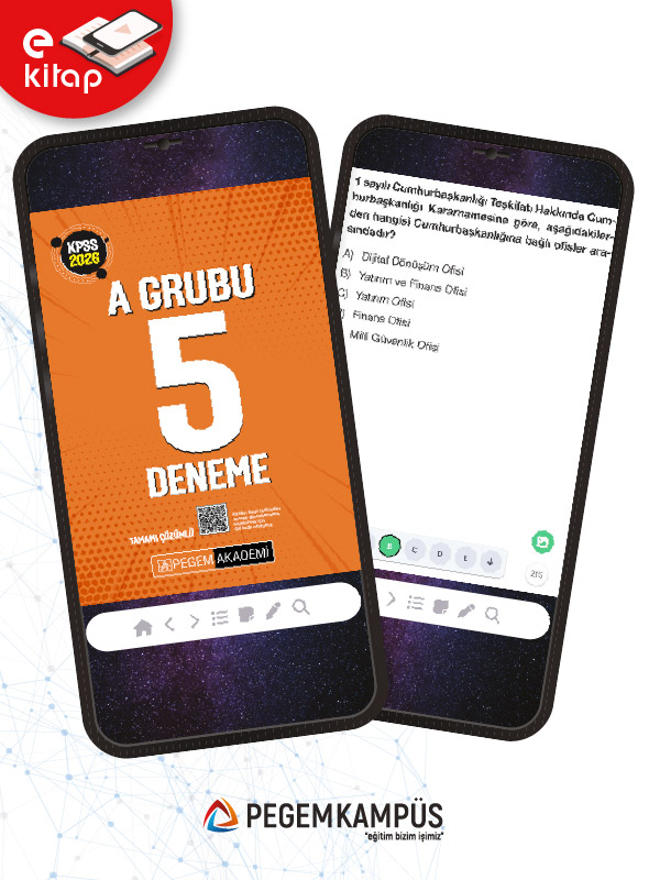 2026 KPSS A Grubu Tamamı Çözümlü 5 E-Deneme