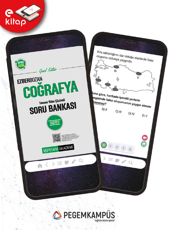 2026 KPSS Genel Kültür Coğrafya Tamamı Video Çözümlü Ezberbozan E-Soru Bankası 2026 KPSS Genel Kültür Coğrafya Tamamı Video Çözümlü Ezberbozan E-Soru Bankası