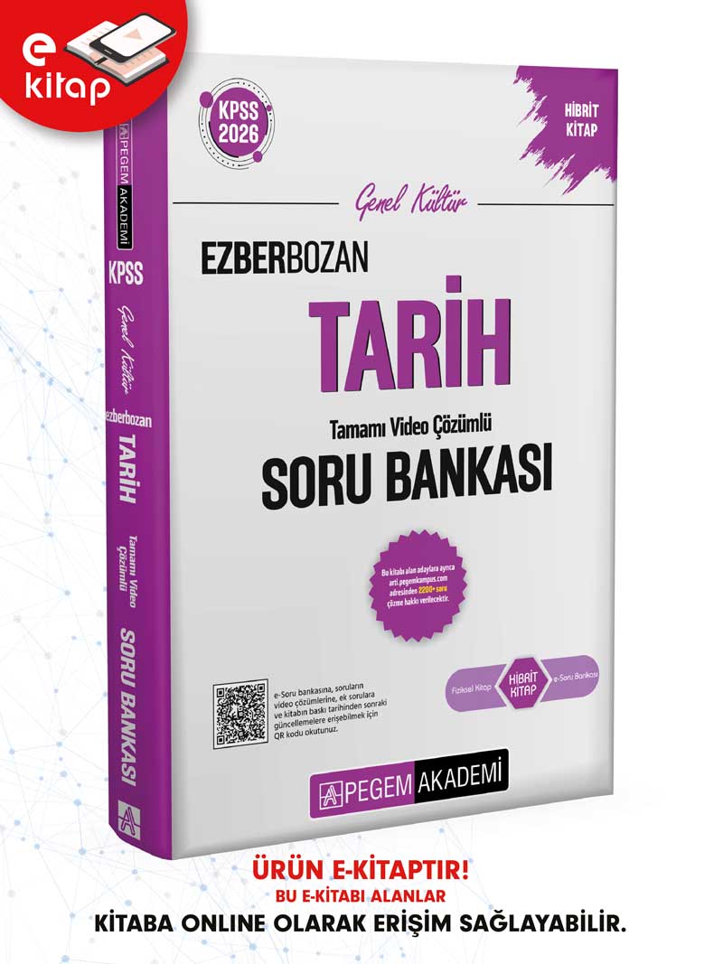 2026 KPSS Genel Kültür Tarih Tamamı Video Çözümlü Ezberbozan E-Soru Bankası