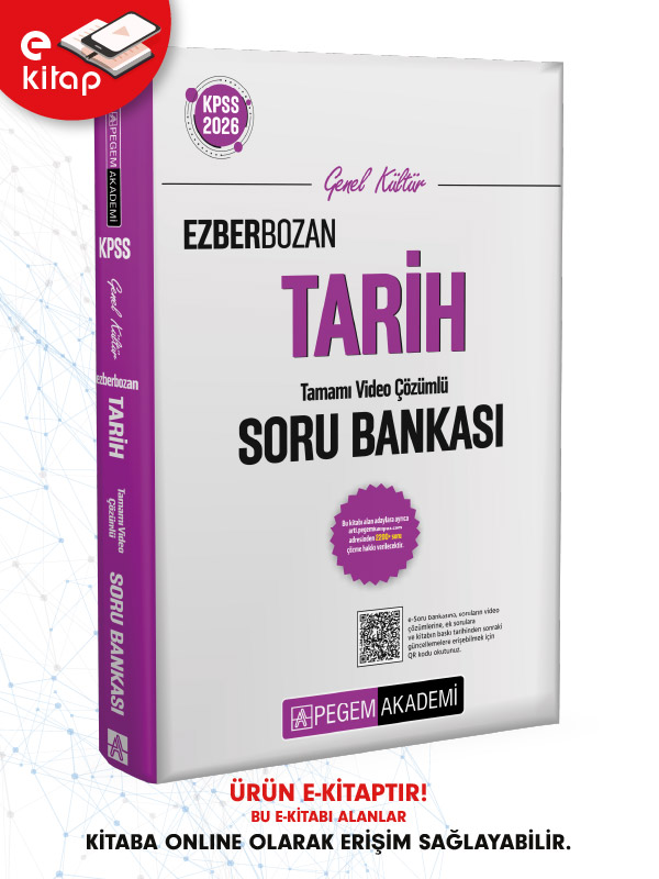 2026 KPSS Genel Kültür Tarih Tamamı Video Çözümlü Ezberbozan E-Soru Bankası 2026 KPSS Genel Kültür Tarih Tamamı Video Çözümlü Ezberbozan E-Soru Bankası