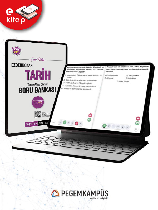 2026 KPSS Genel Kültür Tarih Tamamı Video Çözümlü Ezberbozan E-Soru Bankası