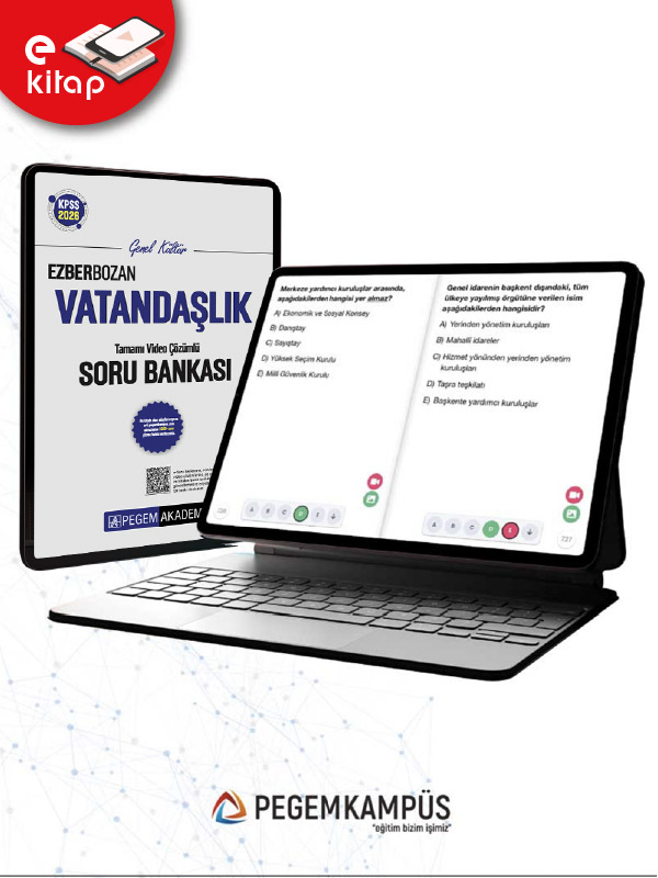 2026 KPSS Genel Kültür Vatandaşlık Tamamı Video Çözümlü Ezberbozan E-Soru Bankası