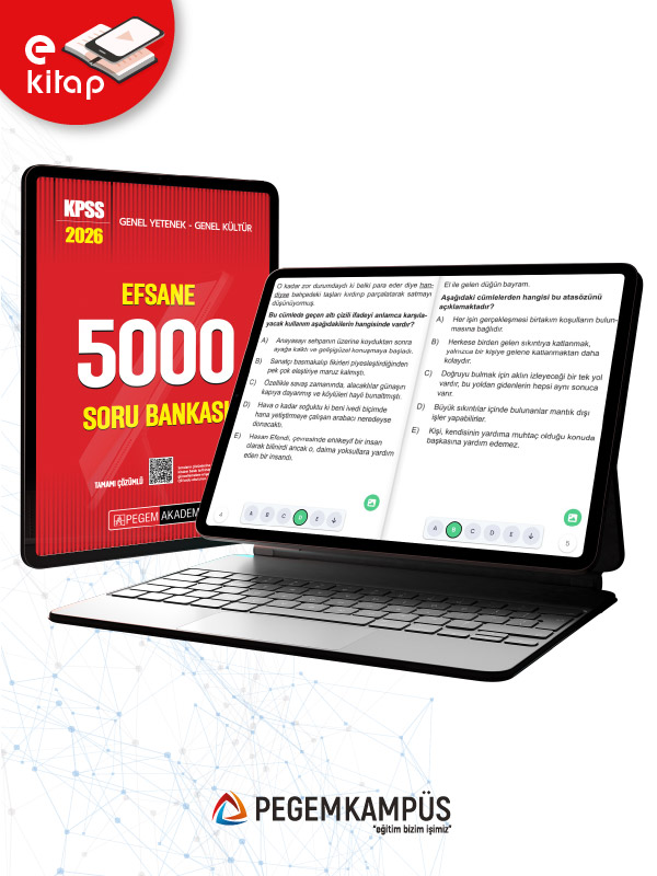 2026 KPSS Genel Yetenek Genel Kültür Efsane 5000 Tamamı Çözümlü E-Soru Bankası 2026 KPSS Genel Yetenek Genel Kültür Efsane 5000 Tamamı Çözümlü E-Soru Bankası