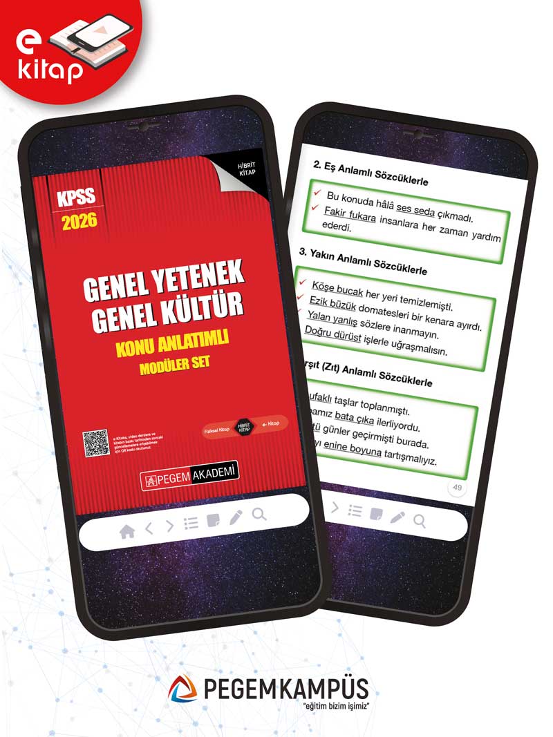 2026 KPSS Genel Yetenek Genel Kültür Konu Anlatımlı Modüler E-Kitap Seti