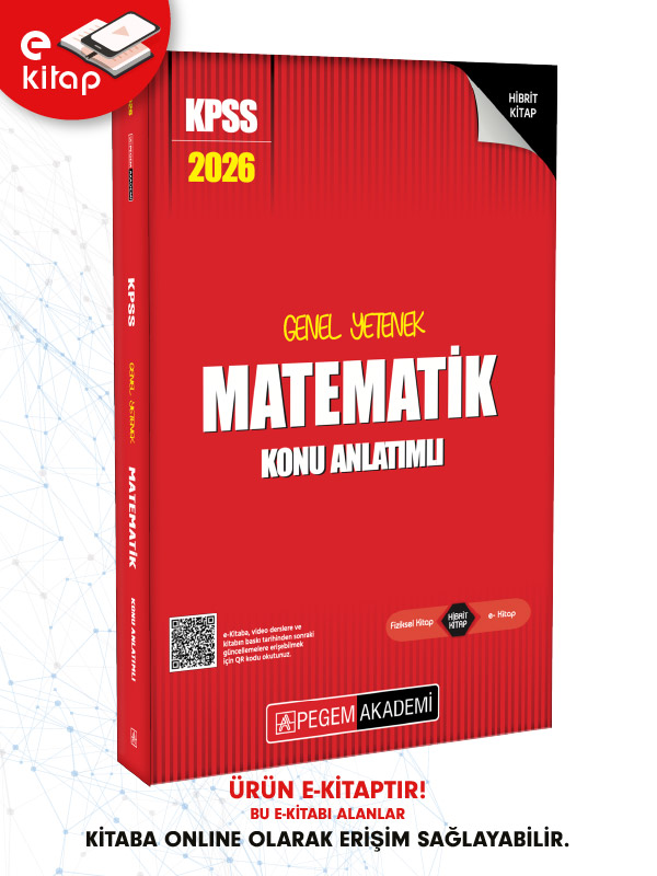 2026 KPSS Genel Yetenek Genel Kültür Matematik Konu Anlatımlı E-Kitap