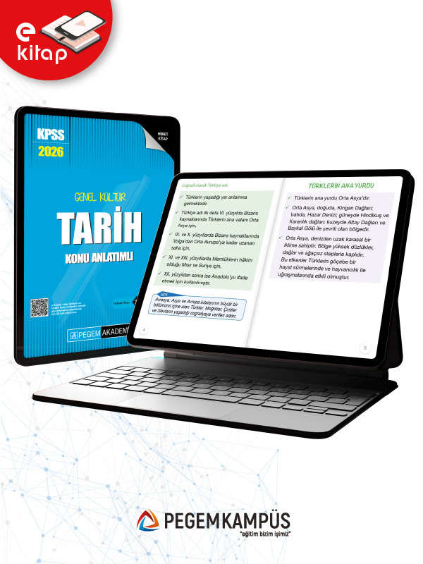 2026 KPSS Genel Yetenek Genel Kültür Tarih Konu Anlatımlı E-Kitap