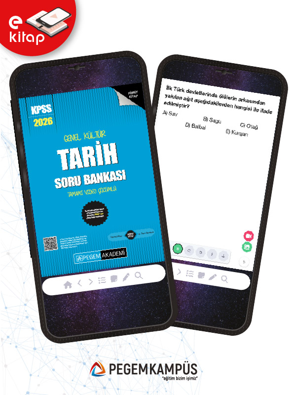 2026 KPSS Genel Yetenek Genel Kültür Tarih Tamamı Video Çözümlü E-Soru Bankası