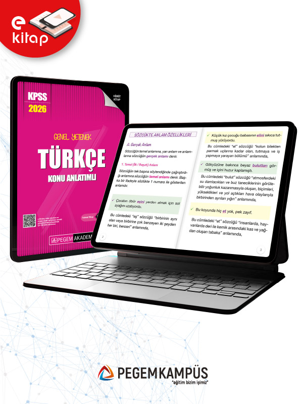 2026 KPSS Genel Yetenek Genel Kültür Türkçe Konu Anlatımlı E-Kitap