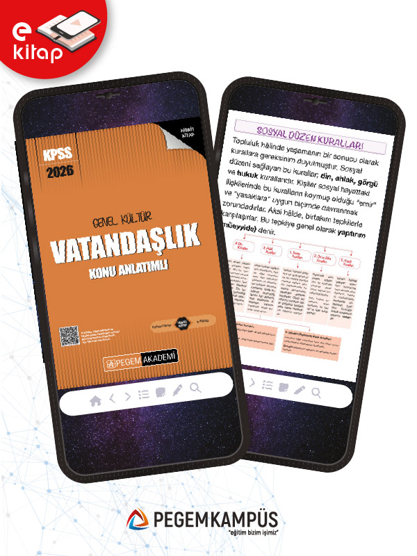 2026 KPSS Genel Yetenek Genel Kültür Vatandaşlık Konu Anlatımlı E-Kitap