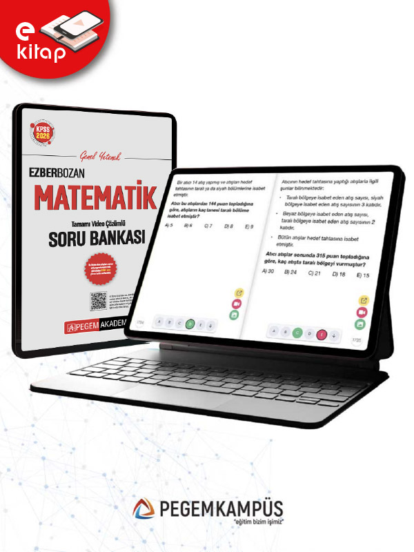 2026 KPSS Genel Yetenek Matematik Tamamı Video Çözümlü Ezberbozan E-Soru Bankası