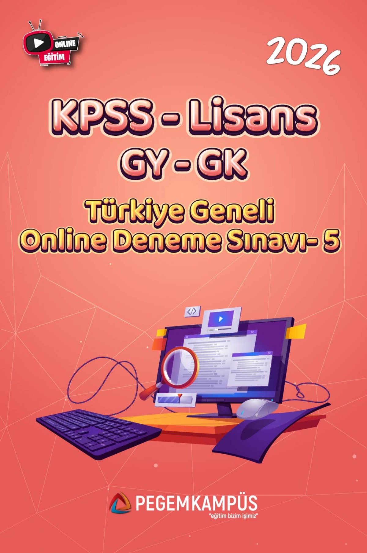 2026 KPSS Lisans GYGK Türkiye Geneli Online Deneme Sınavı-5