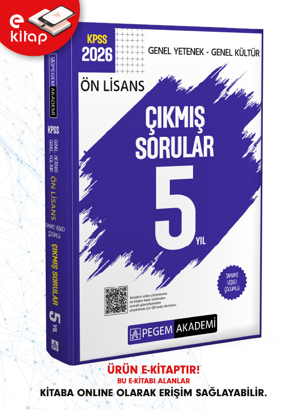 2026 KPSS Ön Lisans Genel Yetenek Genel Kültür Tamamı Video Çözümlü Çıkmış Sorular 5 Yıl (e-kitap) 2026 KPSS Ön Lisans Genel Yetenek Genel Kültür Tamamı Video Çözümlü Çıkmış Sorular 5 Yıl (e-kitap)