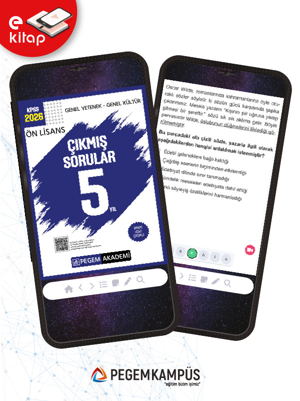 2026 KPSS Ön Lisans Genel Yetenek Genel Kültür Tamamı Video Çözümlü Çıkmış Sorular 5 Yıl (e-kitap) 2026 KPSS Ön Lisans Genel Yetenek Genel Kültür Tamamı Video Çözümlü Çıkmış Sorular 5 Yıl (e-kitap)