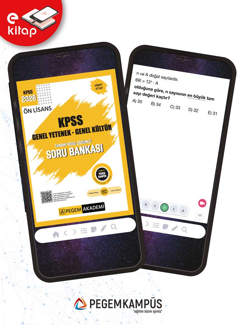 2026 KPSS Ön Lisans Genel Yetenek Genel Kültür Tamamı Video Çözümlü E-Soru Bankası 2026 KPSS Ön Lisans Genel Yetenek Genel Kültür Tamamı Video Çözümlü E-Soru Bankası