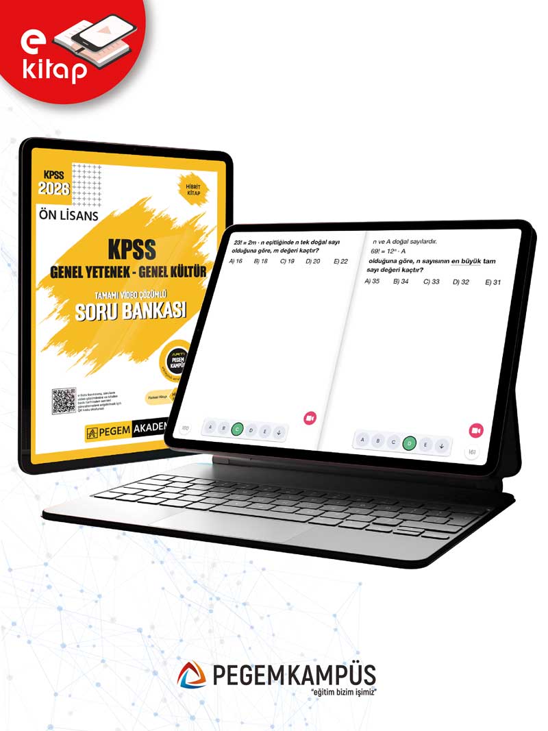 2026 KPSS Ön Lisans Genel Yetenek Genel Kültür Tamamı Video Çözümlü E-Soru Bankası 2026 KPSS Ön Lisans Genel Yetenek Genel Kültür Tamamı Video Çözümlü E-Soru Bankası