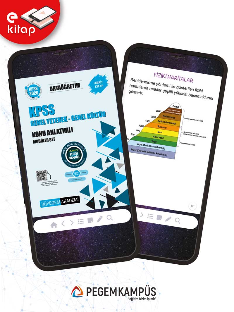 2026 KPSS Ortaöğretim Genel Yetenek Genel Kültür Konu Anlatımlı Modüler E-Kitap Seti