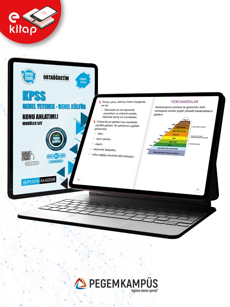 2026 KPSS Ortaöğretim Genel Yetenek Genel Kültür Konu Anlatımlı Modüler E-Kitap Seti 2026 KPSS Ortaöğretim Genel Yetenek Genel Kültür Konu Anlatımlı Modüler E-Kitap Seti