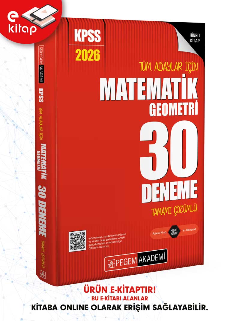 2026 KPSS Tüm Adaylar İçin Matematik-Geometri Tamamı Çözümlü 30 E-Deneme