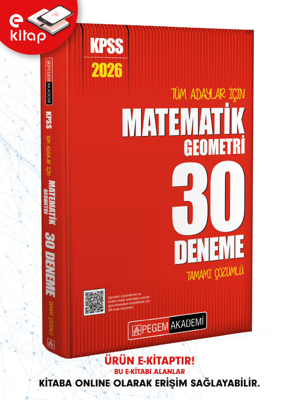 2026 KPSS Tüm Adaylar İçin Matematik-Geometri Tamamı Çözümlü 30 E-Deneme 2026 KPSS Tüm Adaylar İçin Matematik-Geometri Tamamı Çözümlü 30 E-Deneme
