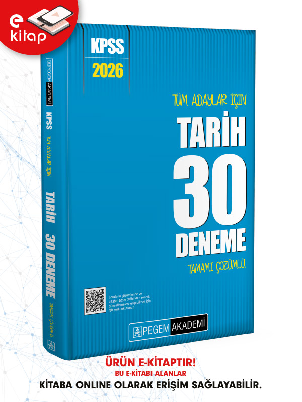 2026 KPSS Tüm Adaylar İçin Tarih Tamamı Çözümlü 30 E-Deneme