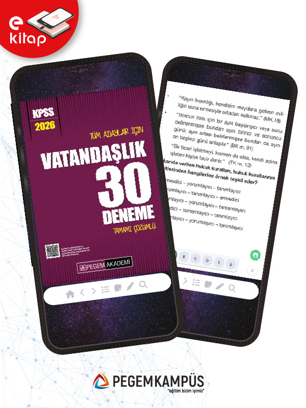 2026 KPSS Tüm Adaylar İçin Vatandaşlık Tamamı Çözümlü 30 E-Deneme 2026 KPSS Tüm Adaylar İçin Vatandaşlık Tamamı Çözümlü 30 E-Deneme