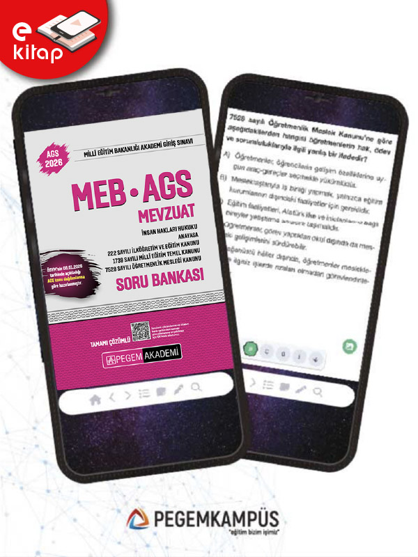 2026 MEB-AGS Mevzuat-Anayasa-222 Sayılı İlköğretim ve Eğitim Kanunu-1739 Sayılı Millî Eğitim Temel Kanunu-7528 Sayılı Öğretmenlik Mesleği Kanunu Tamamı Çözümlü E-Soru Bankası