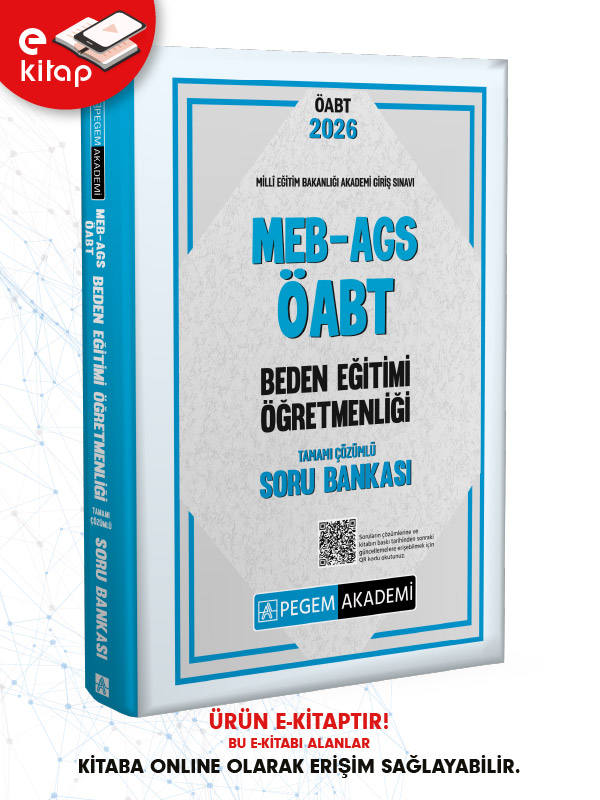 2026 MEB-AGS ÖABT Beden Eğitimi Öğretmenliği Tamamı Çözümlü E-Soru Bankası