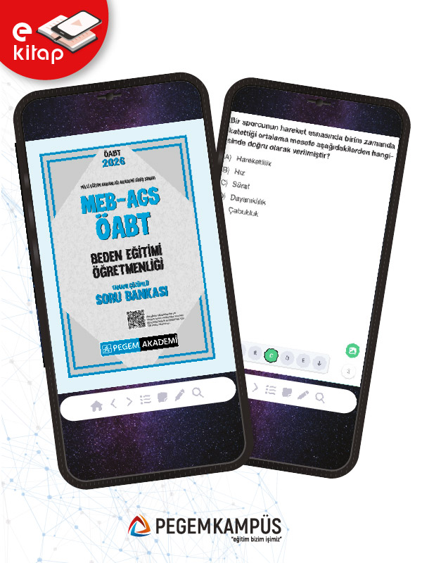 2026 MEB-AGS ÖABT Beden Eğitimi Öğretmenliği Tamamı Çözümlü E-Soru Bankası