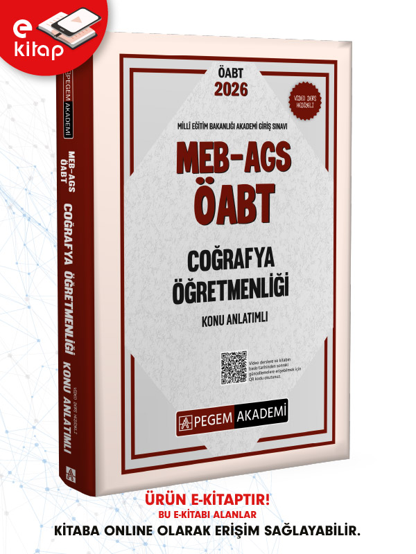 2026 MEB-AGS ÖABT Coğrafya Öğretmenliği Konu Anlatımlı E-Kitap