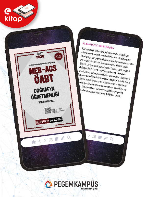 2026 MEB-AGS ÖABT Coğrafya Öğretmenliği Konu Anlatımlı E-Kitap