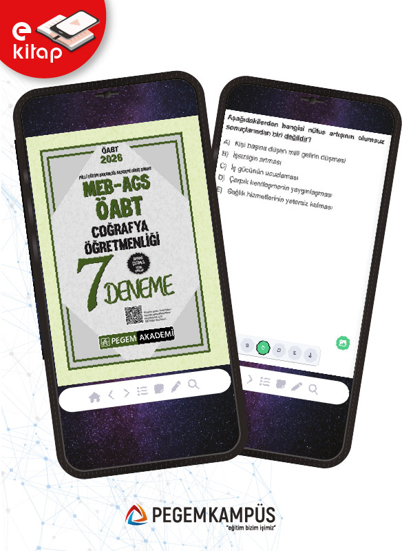 2026 MEB-AGS-ÖABT Coğrafya Öğretmenliği Tamamı Çözümlü 7 E-Deneme