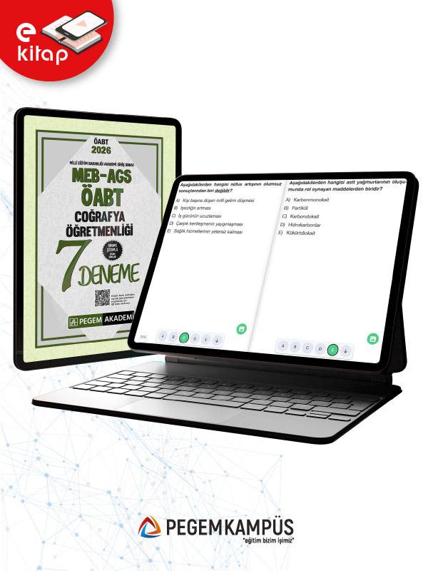 2026 MEB-AGS-ÖABT Coğrafya Öğretmenliği Tamamı Çözümlü 7 E-Deneme