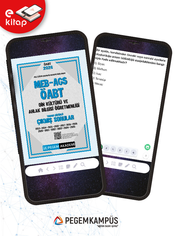 2026 MEB-AGS ÖABT Din Kültürü ve Ahlak Bilgisi Öğretmenliği Tamamı Çözümlü Çıkmış Sorular (e-kitap)