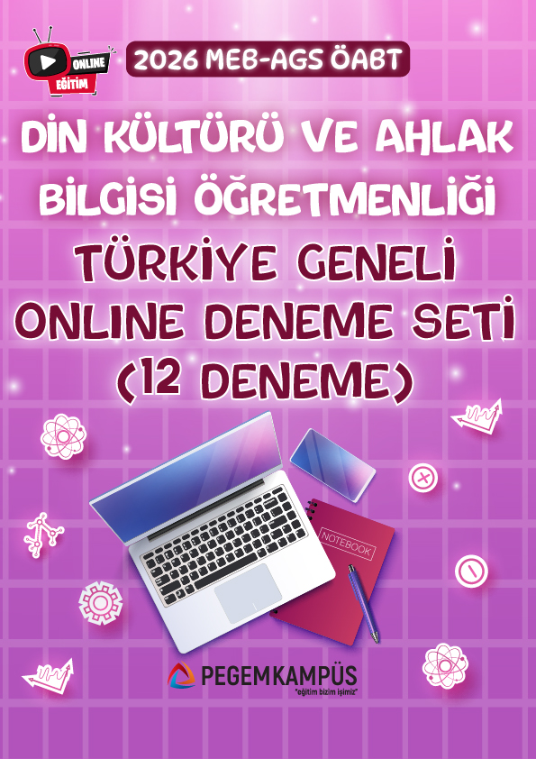 2026 MEB-AGS ÖABT Din Kültürü ve Ahlak Bilgisi Öğretmenliği Türkiye Geneli Online Deneme Seti (12 Deneme) 2026 MEB-AGS ÖABT Din Kültürü ve Ahlak Bilgisi Öğretmenliği Türkiye Geneli Online Deneme Seti (12 Deneme)
