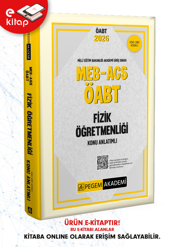 2026 MEB-AGS ÖABT Fizik Öğretmenliği Konu Anlatımlı E-Kitap