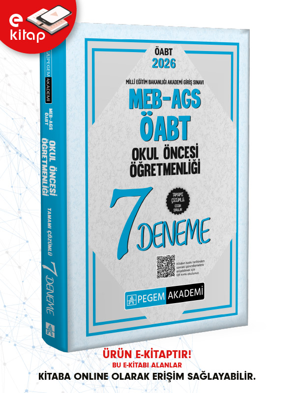 2026 MEB-AGS-ÖABT Okul Öncesi Öğretmenliği Tamamı Çözümlü 7 E-Deneme