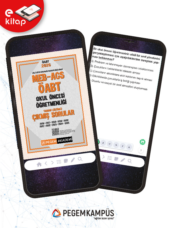 2026 MEB-AGS ÖABT Okul Öncesi Öğretmenliği Tamamı Çözümlü Çıkmış Sorular (e-kitap)