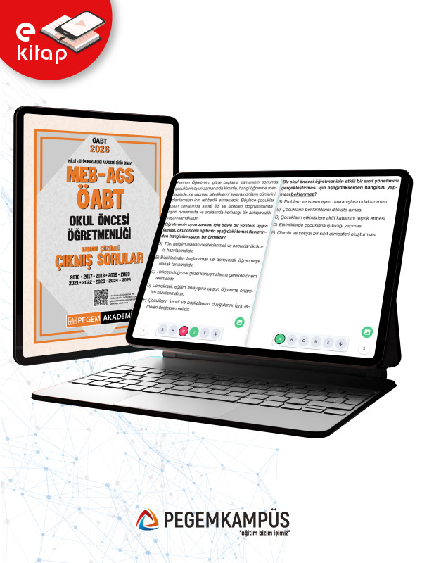 2026 MEB-AGS ÖABT Okul Öncesi Öğretmenliği Tamamı Çözümlü Çıkmış Sorular (e-kitap)